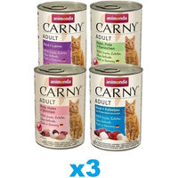 Produktbild von Animonda Carny Mix Hundepaté mit Rind und Huhn getreidefrei 12 x 400 g