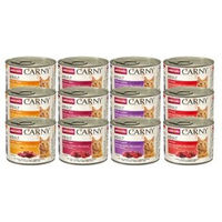 Produktbild von Animonda Carny Nassfutter für Katzen Adult Mixpaket mit Rind Lamm und Huhn 12x200g getreidefrei ohne Zucker - 12 x 200 g