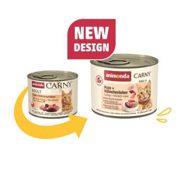 Animonda Carny Nassfutter für Katzen Adult Pute und Huhn 6x200 g - 6 x 200 g – Bild 1 von 2