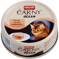 Produktbild von Animonda Carny Nassfutter für Wohnungskatzen mit Lachs und Sardine Light 6x80g
