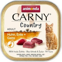 Produktbild von Animonda Carny Nassfutter Katze Adult Country Huhn Ente Gans ohne Zucker und Farbstoffe 64x100 g - 64 x 100 g