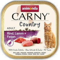 Produktbild von Animonda Carny Nassfutter Katze Adult Country Rind Lamm Fasan Stückchen in Sauce 32x100 g - 32 x 100 g