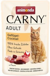 Produktbild von Animonda Carny Nassfutter Katze Adult Geflügel Cocktail Stückchen in Sauce 12x85 g - 12 x 85 g