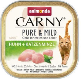 Produktbild von Animonda Carny Nassfutter Katze Adult Huhn 32x100 g Pouch ohne Zucker und Konservierungsstoffe - 32 x 100 g