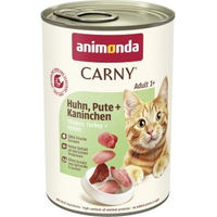 Produktbild von Animonda Carny Nassfutter Katze Adult Huhn Pute und Kaninchen 6x400 g - 6 x 400 g