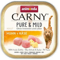 Produktbild von Animonda Carny Nassfutter Katze Adult Huhn und Käse 32x100 g - 32 x 100 g