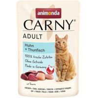 Produktbild von Animonda Carny Nassfutter Katze Adult Huhn und Thunfisch 48x85 g - 48 x 85 g