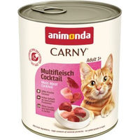 Produktbild von Animonda Carny Nassfutter Katze Adult Multifleisch Cocktail ohne Zucker und Aromastoffe 24x800 g - 24 x 800 g