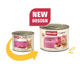 Animonda Carny Nassfutter Katze Adult Multifleisch Cocktail ohne Zucker und Farbstoffe 24x200 g - 24 x 200 g – Bild 1 von 2