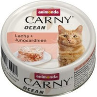 Produktbild von animonda Carny Nassfutter Katze Adult Ocean Lachs und Sardine Filets 12x80 g