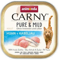 Produktbild von Animonda Carny Nassfutter Katze Adult Pure and Mild Huhn und Kabeljau 32x100 g - 32 x 100 g