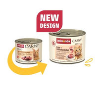 Produktbild von Animonda Carny Nassfutter Katze Adult Pute und Huhn 24x200 g - 24 x 200 g