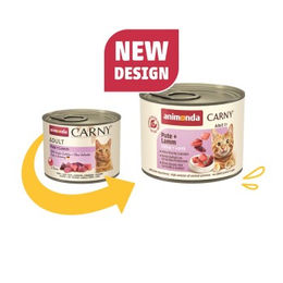 Animonda Carny Nassfutter Katze Adult Pute und Lamm 24x200 g ohne Zucker und Aromastoffe - 24 x 200 g – Bild 1 von 2