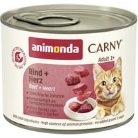 Produktbild von Animonda Carny Nassfutter Katze Adult Rind ohne Farb- und Aromastoffe und ohne Zucker 24x200 g - 24 x 200 g