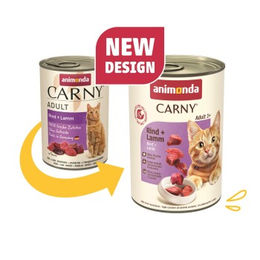 Animonda Carny Nassfutter Katze Adult Rind und Lamm 6x400 g - 6 x 400 g – Bild 1 von 2