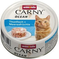 Produktbild von animonda Carny Nassfutter Katze Adult Thunfisch und Meeresfrüchte Filets 12x80 g