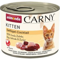 Produktbild von Animonda Carny Nassfutter Katze Kitten Geflügel Cocktail 12x200 g - 12 x 200 g