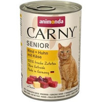 Produktbild von Animonda Carny Nassfutter Katze Senior Rind und Huhn ohne Zucker 6x400 g - 6 x 400 g