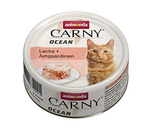 Animonda Carny Ocean Katzen Nassfutter Lachs und Sardine für erwachsene Katzen 12 x 80 g - 12 x 80 g – Bild 1 von 9