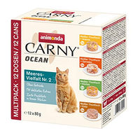 Produktbild von Animonda Carny Ocean Katzen Nassfutter Meeresvielfalt Nr. 2 Adult mit Fischfilet getreidefrei 12 x 80 g - 12 x 80 g