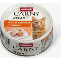 Produktbild von Animonda Carny Ocean Katzen Nassfutter Weißer Thunfisch und Garnelen Adult Getreidefrei Ohne Zucker 12 x 80 g - 12 x 80 g