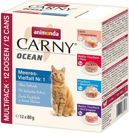 Produktbild von Animonda Carny Ocean Meeres-Vielfalt Nr. 1 Katzenfutter Adult Thunfisch 24x80g