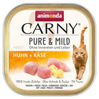 Produktbild von animonda Carny Pure & Mild Hundefutter Adult Huhn mit Käse getreidefrei 32x100g