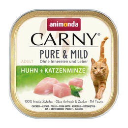 Animonda Carny Pure & Mild Katzen Nassfutter Adult Huhn Getreidefrei 32 x 100 g - 32 x 100 g – Bild 1 von 3