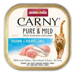 Animonda Carny Pure & Mild Katzennassfutter Adult Huhn & Kabeljau getreidefrei 85g – Bild 1 von 1