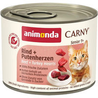 Produktbild von Animonda Carny Senior Hundefutter Rind und Putenherz getreidefrei 12x200g