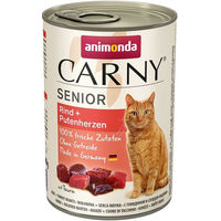 Produktbild von Animonda Carny Senior Hundefutter Rind und Putenherz ohne Konservierungsstoffe 6x400g