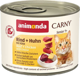 Animonda Carny Senior Katzenfutter Nass Rind Huhn Getreidefrei 6 x 200 g - 6 x 200 g – Bild 1 von 7