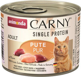 Animonda Carny Single Protein Katzenfutter Adult Pute 6 x 200 g - 6 x 200 g – Bild 1 von 7
