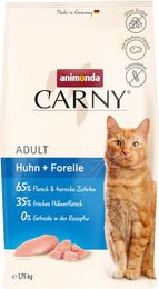 Animonda Carny Trockenfutter Katze Adult Huhn und Forelle getreidefrei 1,75 kg - 1,75 kg – Bild 1 von 3