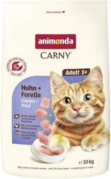 Produktbild von animonda Carny Trockenfutter Katze Adult Huhn und Forelle getreidefrei 2x10 kg - 2 x 10 kg