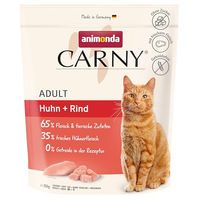 Produktbild von Animonda Carny Trockenfutter Katze Adult Huhn und Rind Getreidefrei 350 g - 350 g