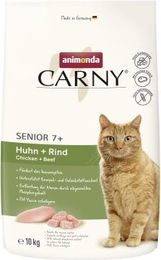 Produktbild von Animonda Carny Trockenfutter Katze Senior Huhn und Rind getreidefrei 2x10 kg - 2 x 10 kg