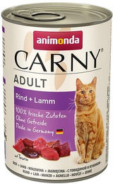 Animonda Cat Carny Adult Katzenfutter Rind und Lamm in Sauce 6 x 400 g getreidefrei - 6 x 400 g – Bild 1 von 9
