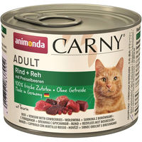 Produktbild von Animonda Cat Carny Katzen Nassfutter Adult Rind und Wild in Sauce 6 x 200 g - 6 x 200 g
