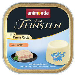 Produktbild von Animonda Cat Vom Feinsten Lachs Panna Cotta Katzenfutter 32x100g - 32 x 100 g