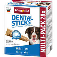 Produktbild von Animonda Dog Dental Sticks Medium Zahnpflege-Snack für Hunde 28 Stück