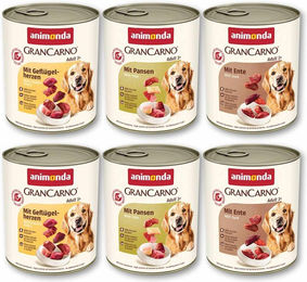 Produktbild von Animonda GranCarno Adult Deftige Variation Getreidefrei 24x800g