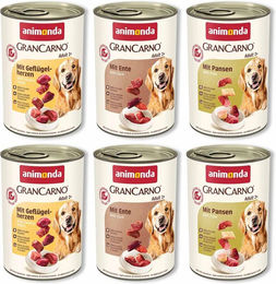 Produktbild von Animonda GranCarno Adult Deftige Variation Hundefutter 24x400g
