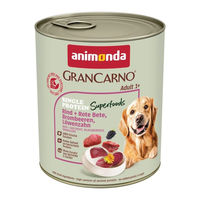 Produktbild von Animonda GranCarno Adult Hund Nassfutter Rind Stückchen in Sauce 6 x 800 g - 6 x 800 g