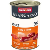 Produktbild von Animonda GranCarno Adult Hund Nassfutter Rind und Huhn getreidefrei 6 x 400 g - 6 x 400 g