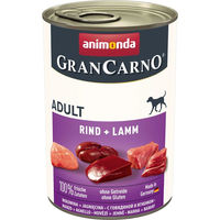 Produktbild von Animonda GranCarno Adult Hund Nassfutter Rind und Lamm 6 x 400 g getreidefrei - 6 x 400 g