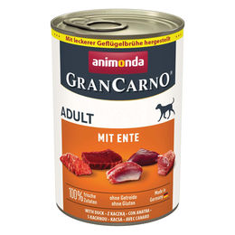 Produktbild von Animonda GranCarno Adult Hundefutter Ente getreidefrei 24x400g