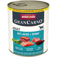 Produktbild von Animonda GranCarno Adult Hundefutter Lachs mit Spinat 6x800g - 6 x 800 g