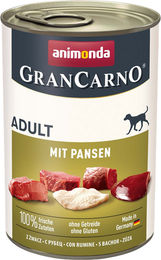 Animonda GranCarno Adult Hundefutter mit Pansen Getreidefrei 6x400 g - 6 x 400 g – Bild 1 von 3
