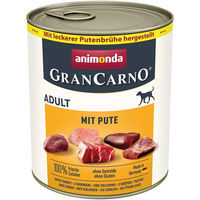 Produktbild von Animonda GranCarno Adult Hundefutter mit Pute 6x800g - 6 x 800 g